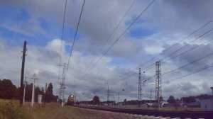 ЧС7-208 с поездом Москва - Пекин