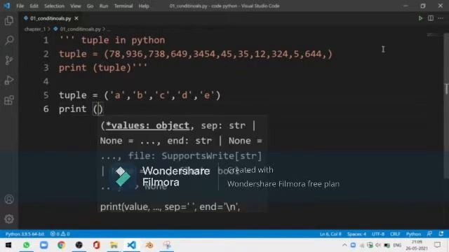 tuple in python смотреть онлайн