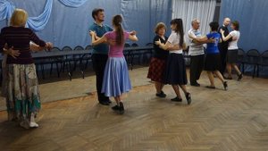 вальс левый поворот в парах