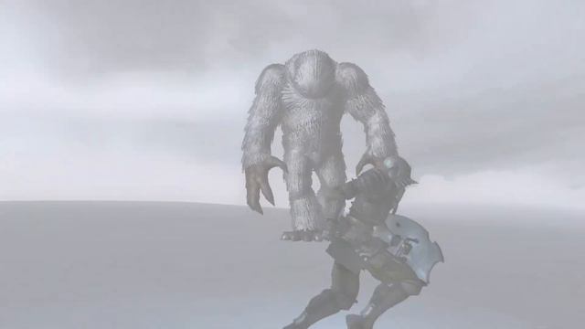Yeti Walking Animation | Demon's Souls смотреть онлайн