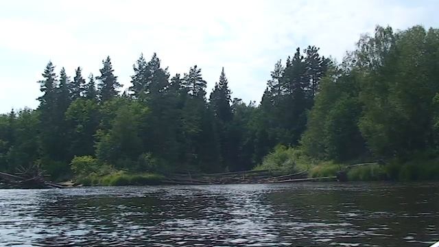 Лух красивая река. Водный поход по реке Лух