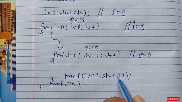 C Pattern Program to Print Your Name | String Pattern - Part 5