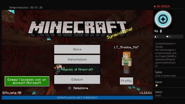 SERVER CON GLI ISCRITTI/MINECRAFT ITA bedrock edition!!! смотреть онлайн
