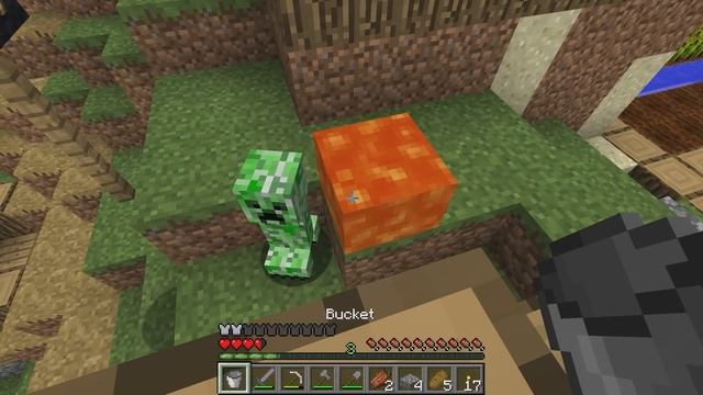 Take DAMAGE = GET FLAT in MINECRAFT смотреть онлайн