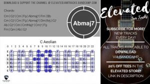 Seductive Blues Ballad Guitar Backing Track Jam in C Minor
