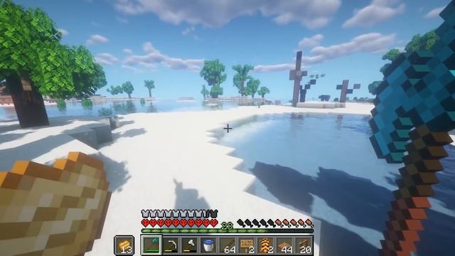 100 Дней в ТРОПИКАХ на ОСТРОВЕ в МАЙНКРАФТ / #16 / ВЫШЛИ НА ОХОТУ НА ОБОРОТНЕЙ / Minecraft 1.17 смотреть онлайн