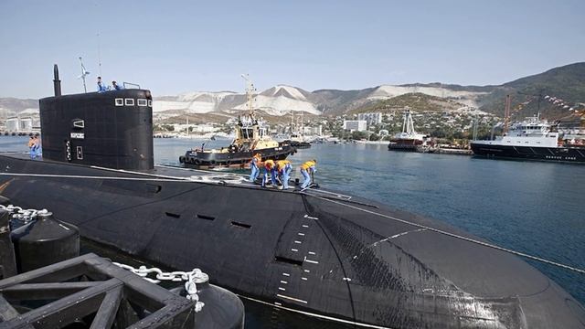 Доковый ремонт подводной лодки проекта 636.3 Новороссийск Черноморского флота закончен