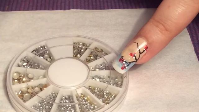 One stroke Orchid nail art tutorial смотреть онлайн