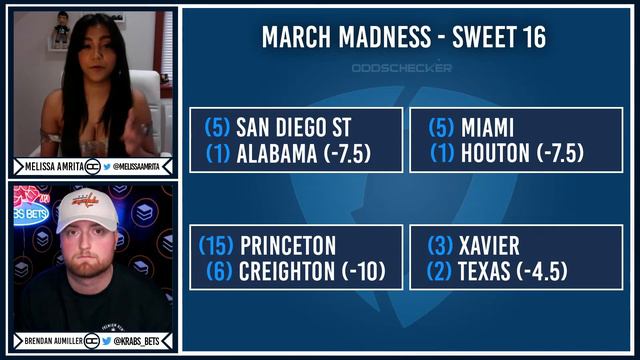 Friday CBB Picks | NHL Best Bets | March Madness Sweet 16 Predictions | The Morning Edge (3/24)