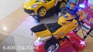Автомат качалка Мотоцикл с видеоигрой
