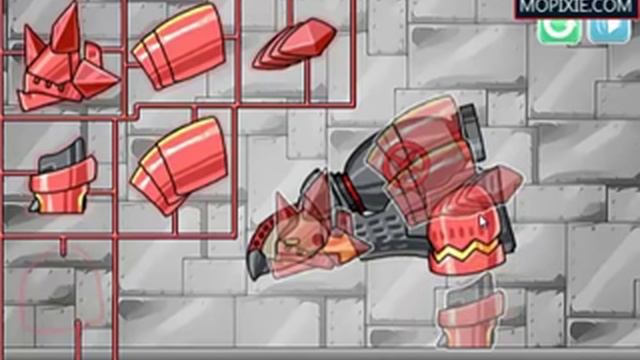 Combine! Dino Robot - Dinonosaur Corps | Games for kids | Mopixie.com смотреть онлайн