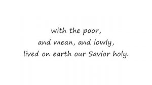 Once in Royal David's City Hymn (Organ)