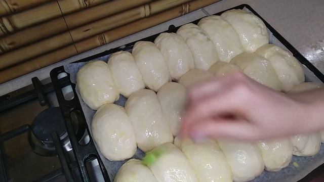 Печёные пирожки с капустой смотреть онлайн