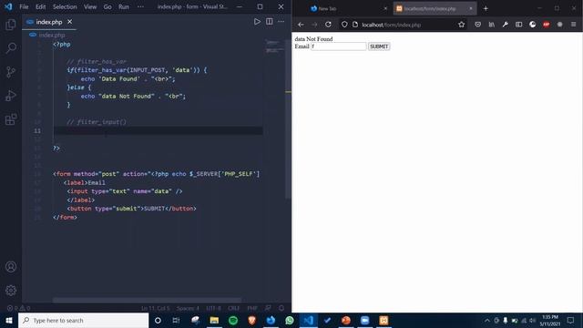 PHP Filter in Form Validation | Backend | Web Development | Tutorial | IEMLabs