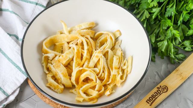 Итальянский салат с копченой грудкой