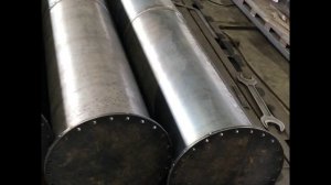 Закатали на новой DURMA HRB-4 2016 промышленные бойлеры и варим фланцы