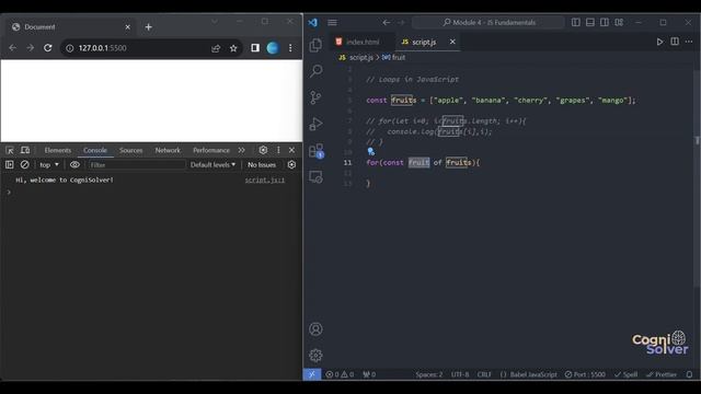 Advanced JavaScript Loops | Web Development Series