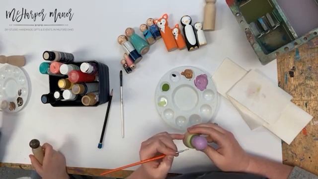Peg Dolls - Made with McHarper Week 1, episode 2 - art tutorials crafts at home смотреть онлайн