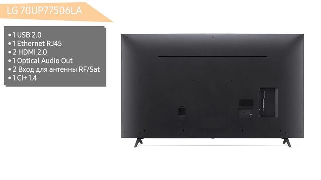 Телевизор LG 70UP77506LA смотреть онлайн