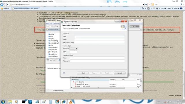 OMNeT++ - Add Numbat from Git