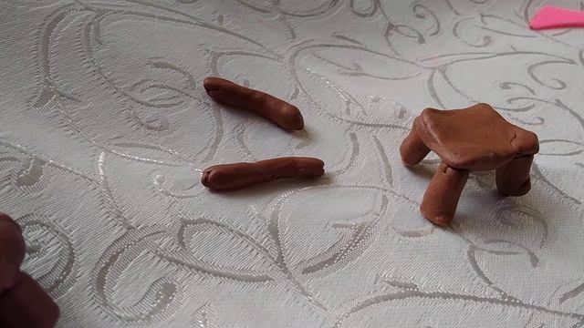 Лепим стул из пластилина. смотреть онлайн