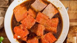 Рыба на вертеле