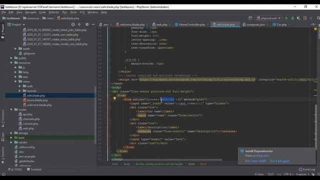 Resource Controller in Laravel | Ресурсный контроллер Laravel. Маршруты. Part 2. Lesson 5