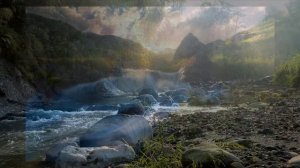 По камушкам речка бежит