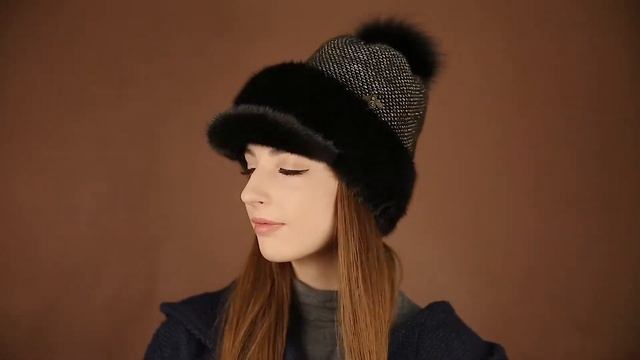 Интернет-магазин меховых шапок. Шапка из меха норки на шерстяной основе смотреть онлайн