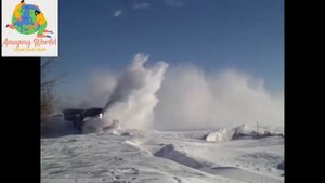 Удивительная снегоуборочная техника в мире