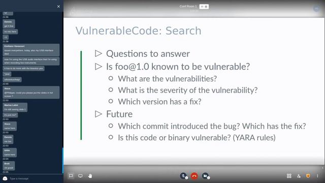 Building the FOSS security commons