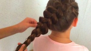 Французская коса на бок??