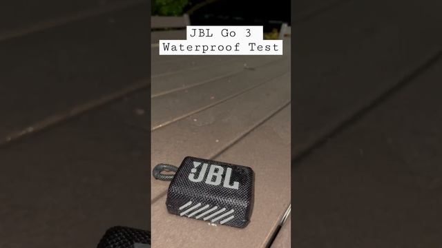 JBL Go 3 waterproof test #jblgo3 #speaker #jbl