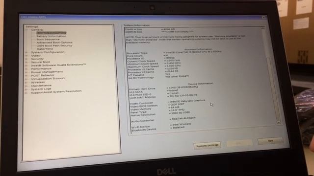 Dell Vostro V5471 Core i5 8250U Ram 4GB HDD 1000GB Windown10 VTI5207W Silver смотреть онлайн