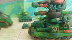 маус-35 vs кв-44А3 мультики про танки из пластилина #геранд #танки