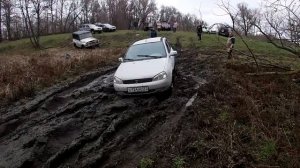 LADA КАЛИНА 4WD эксперимент бездорожье