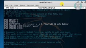 Easy to Change GRUB Boot Order(Kali to Windows) in Kali Linux