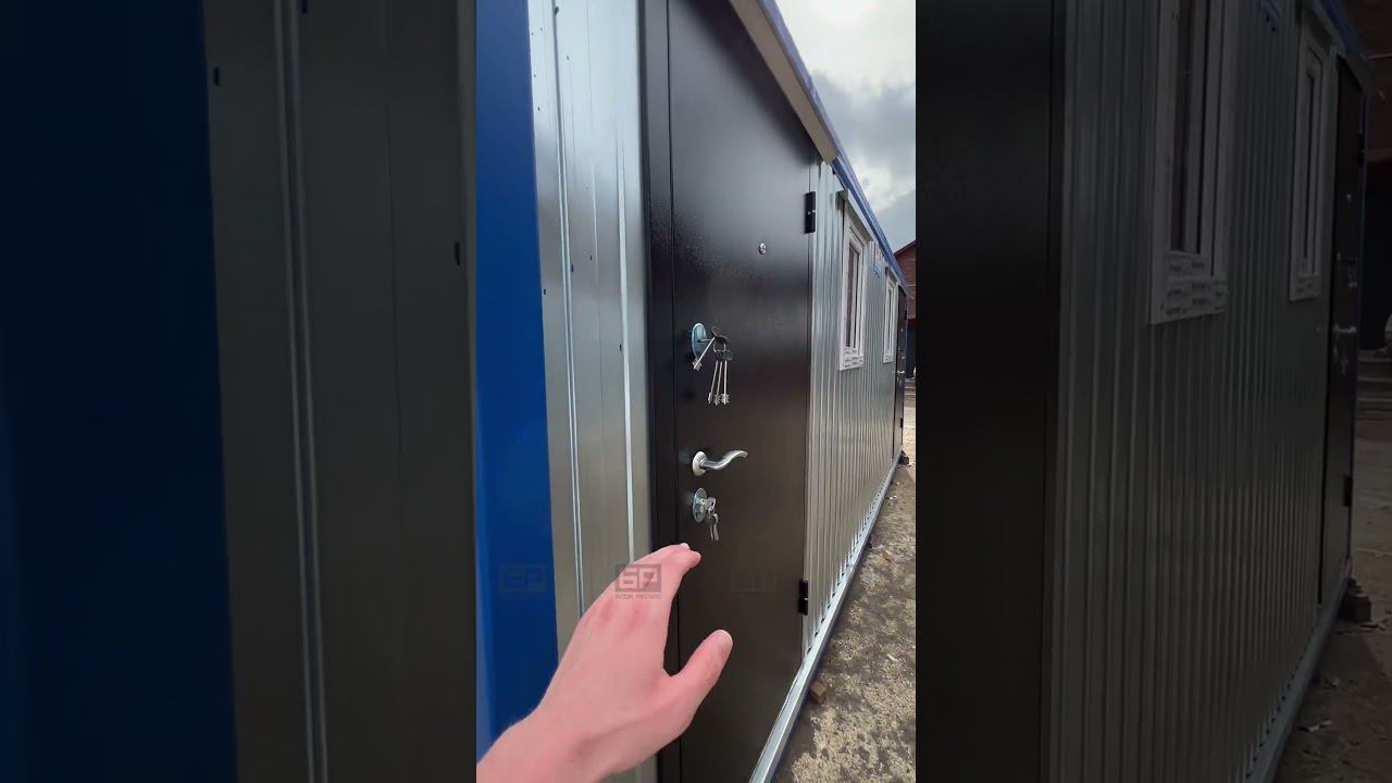 Бытовка БК-2 в ОСБ на 2 помещения смотреть онлайн