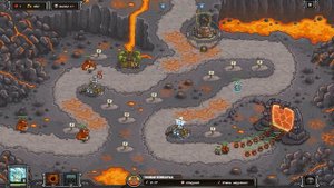 Kingdom Rush Ветеран Железное испытание Огненная Яма