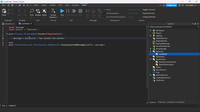 How To Create SYSTEM MESSAGES With TextChatService (Roblox Studio)