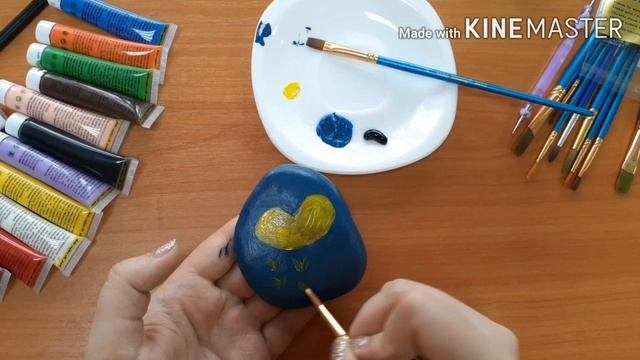 Мастер-класс по росписи камней . Часть 1 смотреть онлайн