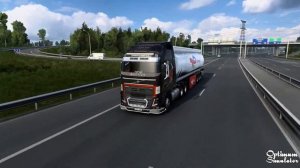 Volvo FH16 2012 | Volvo FH4 D13K ZeeMods | 1.44 Euro Truck Simulator 2 Gameplay | Fuel Cistern v1.0