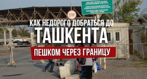 Заблокировали канал. Как бюджетно добраться в Ташкент из Таджикистана? Пешком через границу