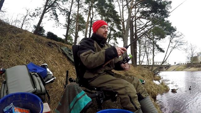 🐟 Отрытие фидерного сезона 2017. Пролет на рыбалке, рыбалка в марте. смотреть онлайн