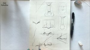 Нюансы в портрете 2/ Как рисовать живой нос