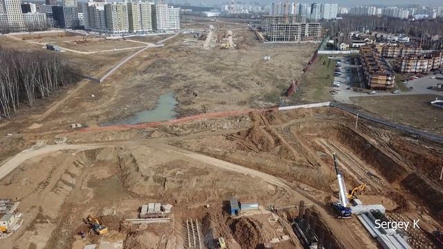 СБВ от Коммунарки до улицы Поляны. Метро Новомосковская (Потапово). 04.2021 4К смотреть онлайн