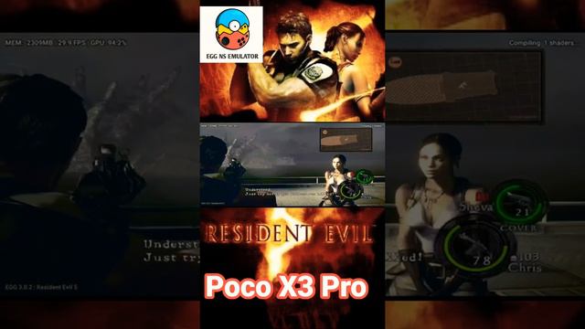 Resident evil 5 on android poco x3 pro