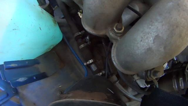 Переделка системы охлаждения ЗМЗ 406. Избавляемся от обводной трубки обратки печки. смотреть онлайн