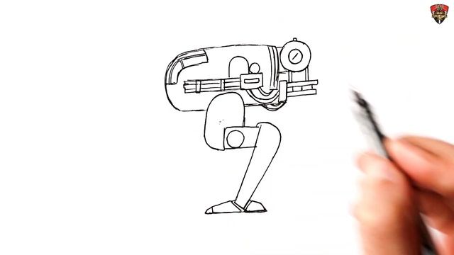 How to draw a Military Robot