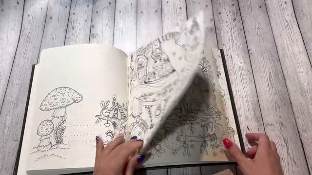 Обзор раскраски Клары Марковой «oslava života»// Fairy celebrations Klara Markova